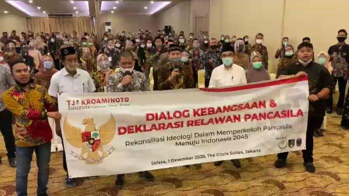Hadapi Ancaman Ideologi, Kaum Milenial dan Tjokroaminoto Institute Deklarasikan Relawan Pancasila