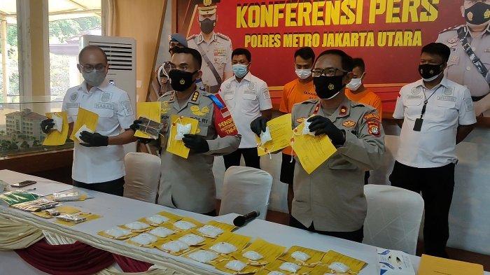 Bawa 2 Kg Sabu dalam Tas, Dua Kurir Narkoba Dibekuk Polres Metro Jakarta Utara