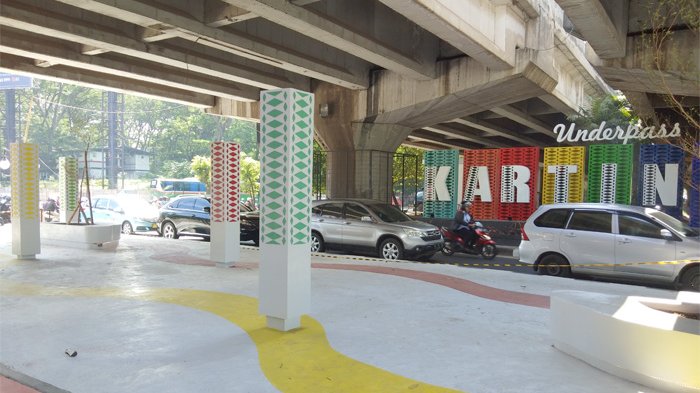 Underpass Kartini di Lebak Bulus Sarat dengan Artistik Bernuansa Betawi