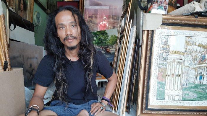 Sempat Putus Asa hingga Titik Perubahan Darus, Dulu Sering Mabuk Hingga Punya Kios Lukis Sendiri