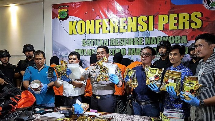 14,5 Kilogram Sabu dari 5 Lokasi Berbeda Diamankan Anggota Polres Jakarta Timur