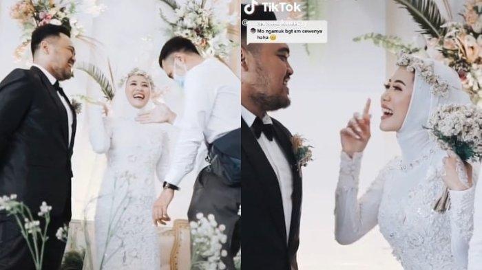 Viral Begini Reaksi Mempelai Pria Saat Istrinya Minta Izin Peluk Mantan Pacar yang Datang ke Resepsi