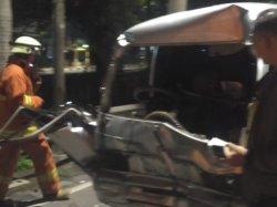 Polisi: Pengemudi Mobil yang Tabrak Kendaraan Dinas Kebersihan di Gambir Meninggal di RS Tarakan