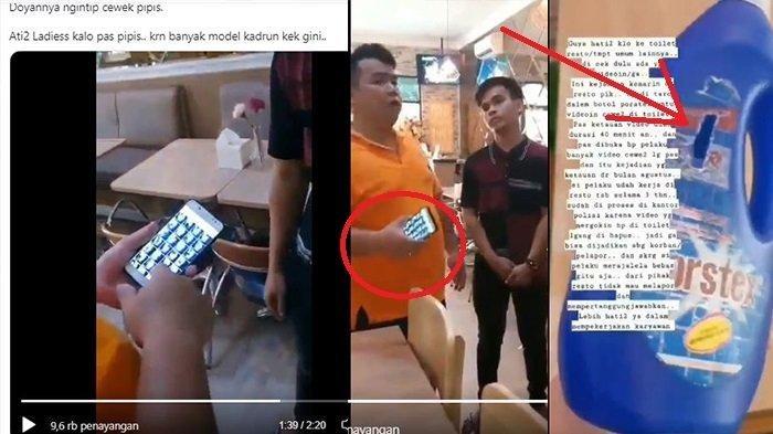 Sudah Beraksi 3 Tahun, Seorang Pegawai Resto Tertangkap Basah Pasang Kamera di Toilet Wanita