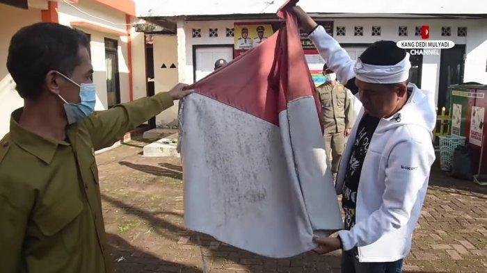 Sekdes Ciut Ditegur Dedi Mulyadi Gegara Bendera Lusuh, Akui Diturunkan Cuma Setahun Sekali