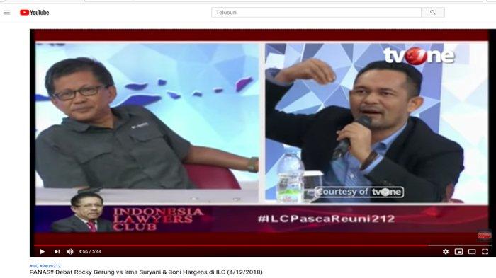 Simulasi Debat Capres di ILC Distop, Ucapan Boni Hargens Bikin Karni Ilyas Heran: Kok Anda Begitu?