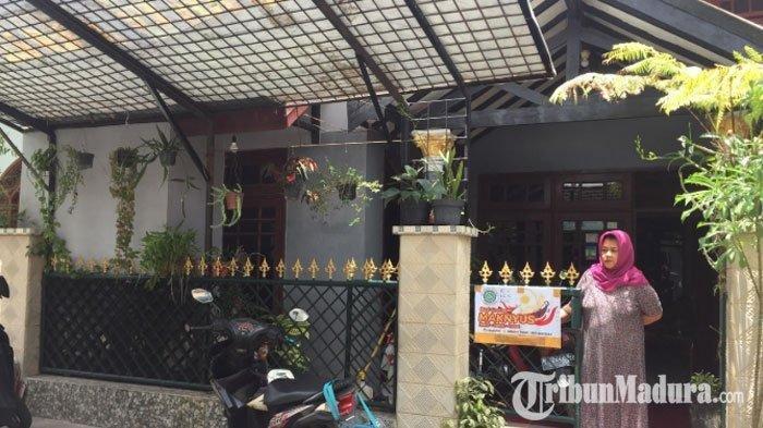 Rumah personel Duo Semangka Clara Gopa di Perumahan Sawojajar 1,  Kota Malang, Senin (4/11/2019).