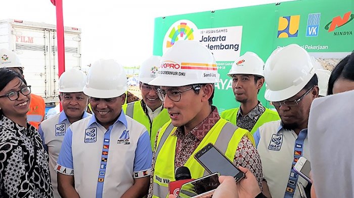 Wapres JK Pesimis LRT Beroperasi Sebelum Asian Games 2018, Sandiaga: Urat Pesimis Saya Sudah Putus
