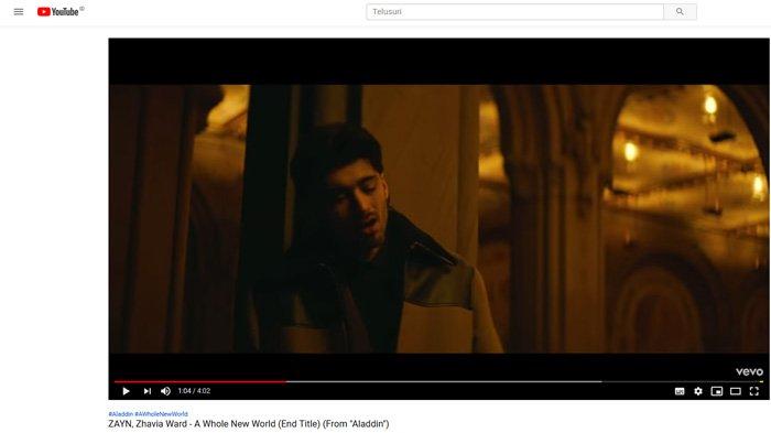 Download Lagu Mp3 A Whole New World OST Aladdin, Musik Hits Zayn Malik