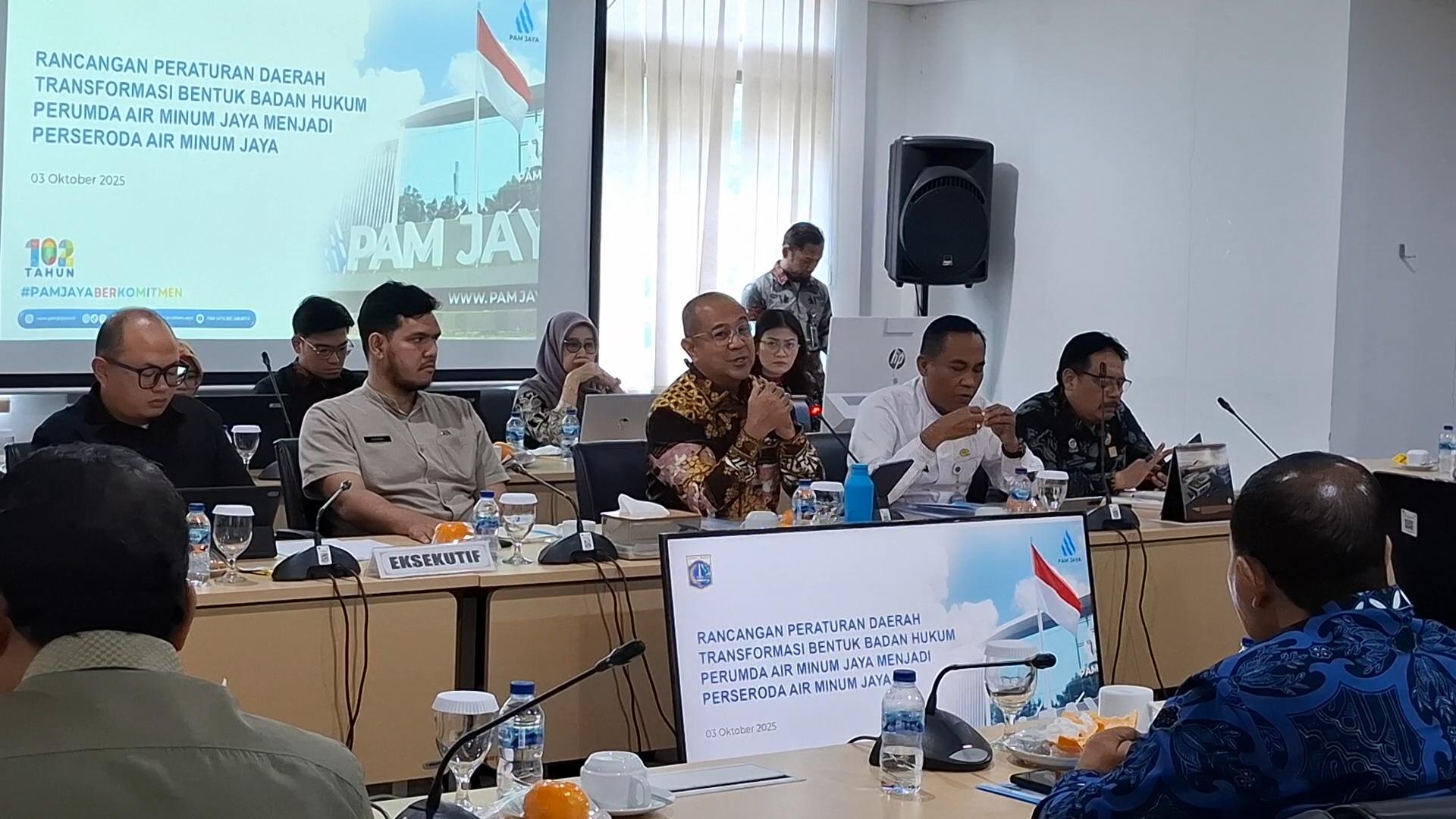 Ketua Bapemperda DPRD DKI: Perubahan Badan Hukum PAM Jaya Sah Secara Aturan