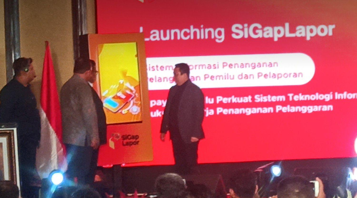 Permudah Warga Laporkan Pelanggaran Pemilu, Bawaslu RI Luncurkan SiGapLapor