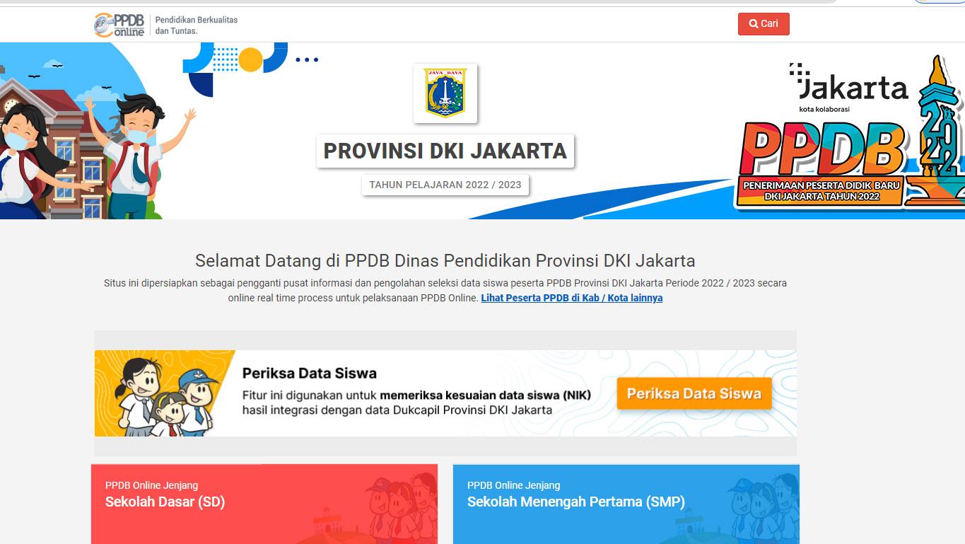 Cara Aktivasi Akun PPDB DKI Jakarta 2022 untuk Jenjang SMA/SMK, Segera Akses ppdb.jakarta.go.id