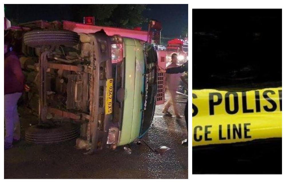 Kecelakaan Hari Ini di Jombang, Elf Terobos Lampu Merah Tabrak Truk, Penumpang Terjebak