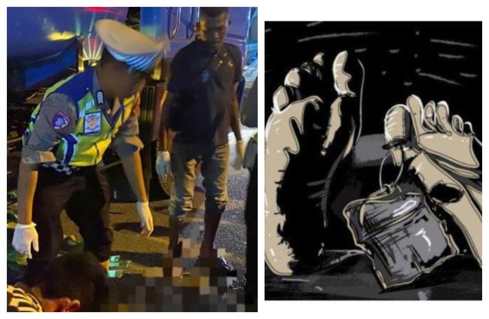 Kecelakaan Hari Ini di Aceh, Colt Diesel Coba Dahului Truk Tangki CPO, Pemotor Tewas Terlindas