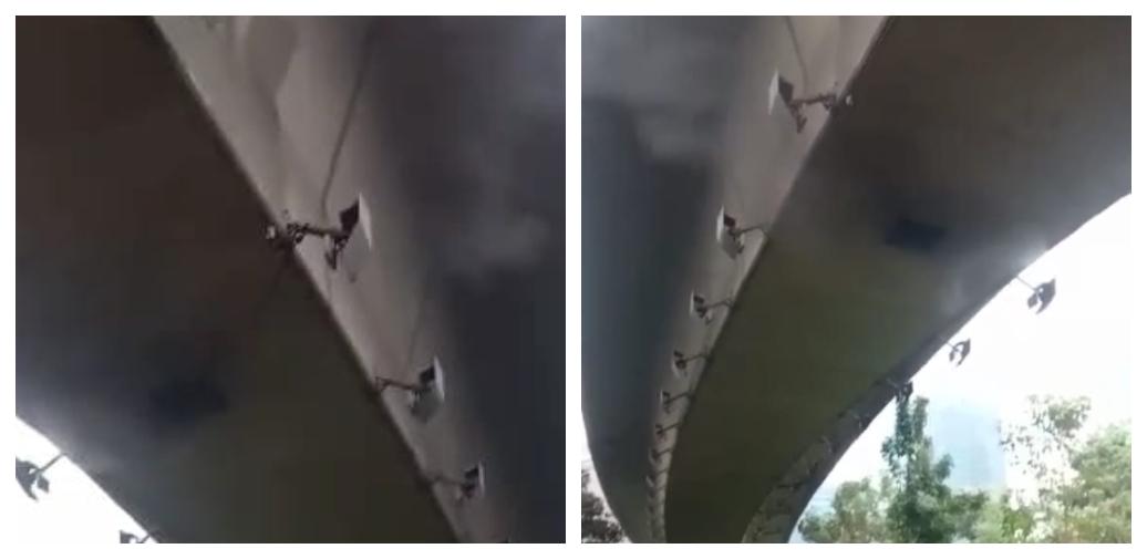 BREAKING NEWS Jalan Layang Simpang Susun Semanggi Keluarkan Kepulan Asap dari Bawah Jembatan