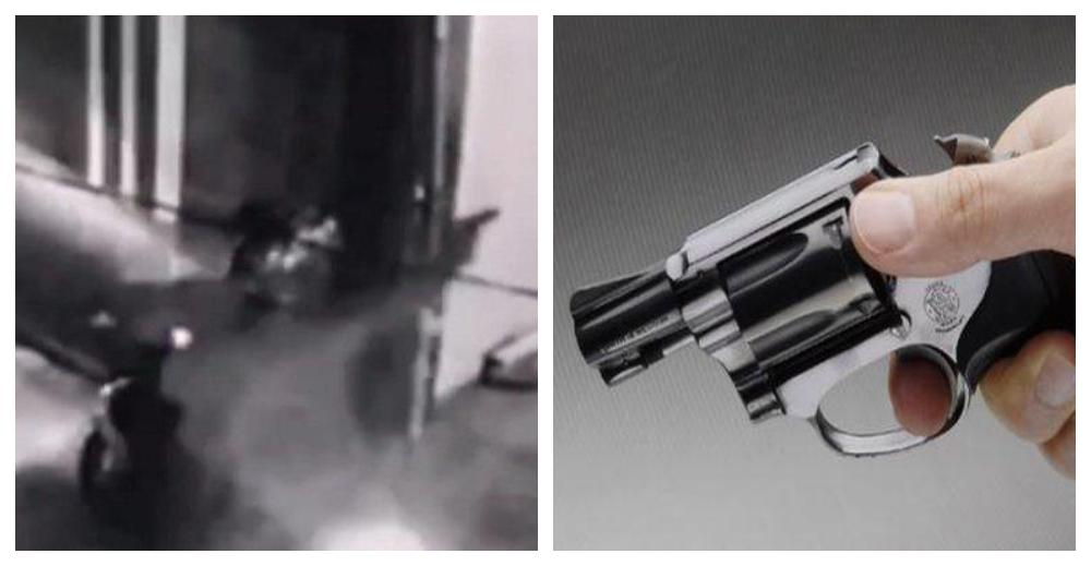 Kolase-Foto-rekaman-CCTV-di-Tanjung-Priok-dan-Ilustrasi-Pistol.jpg
