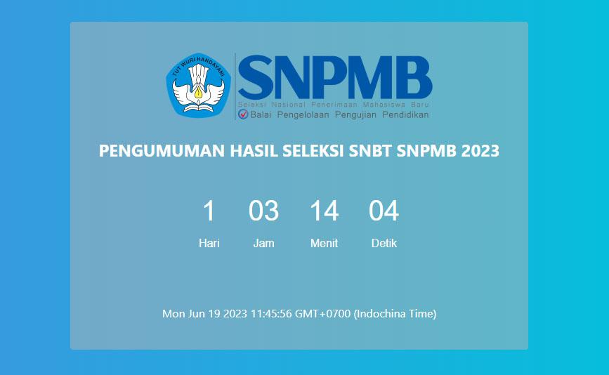 Daftar Link Cek Pengumuman SNBT 2023, Diumumkan Selasa 20 Juni 2023 Pukul 15.00 WIB