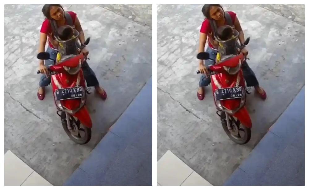 Aksi Nekat Pasutri bawa Balita Curi Tas Isi Rp 3,5 Juta di Laundry Duren Sawit