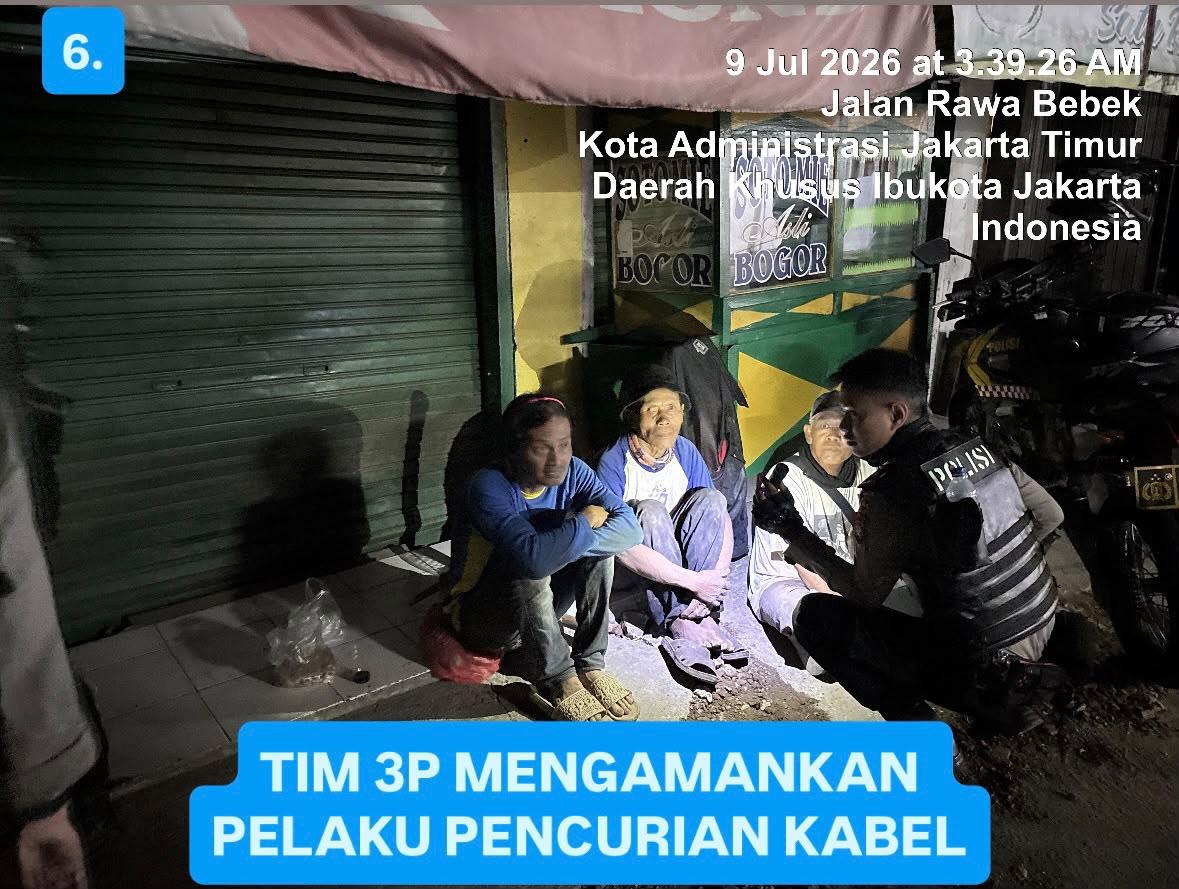 Polda Metro Gagalkan Pencurian Kabel Bawah Tanah Telkom di Cakung, Seorang Oknum TNI Ikut Diciduk - Tribunjakarta.com