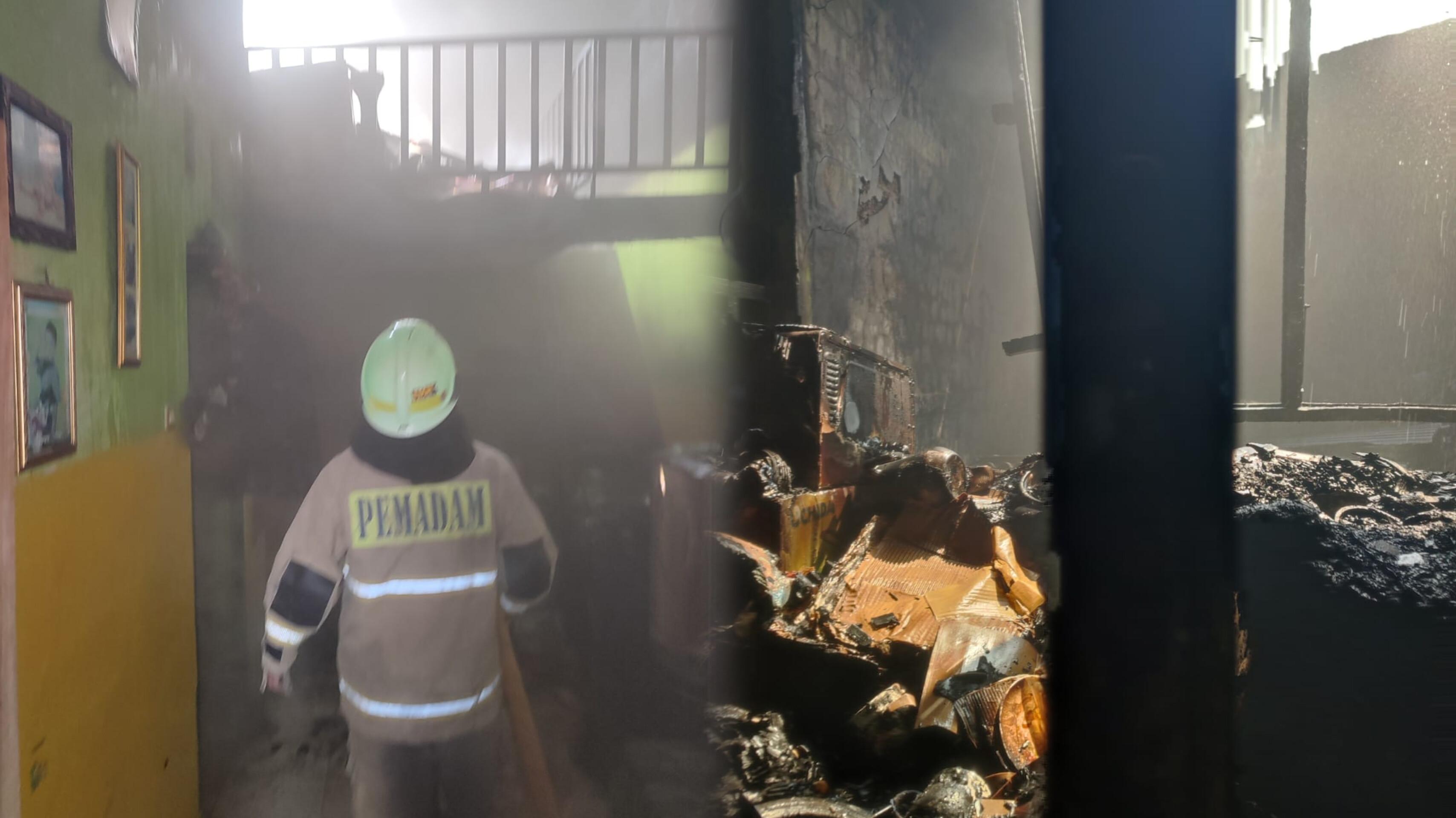 Kebakaran di Cilincing: Api Muncul dari Instalasi Listrik Lantai Dua, Kerugian Ditaksir Rp 72 Juta - Tribunjakarta.com