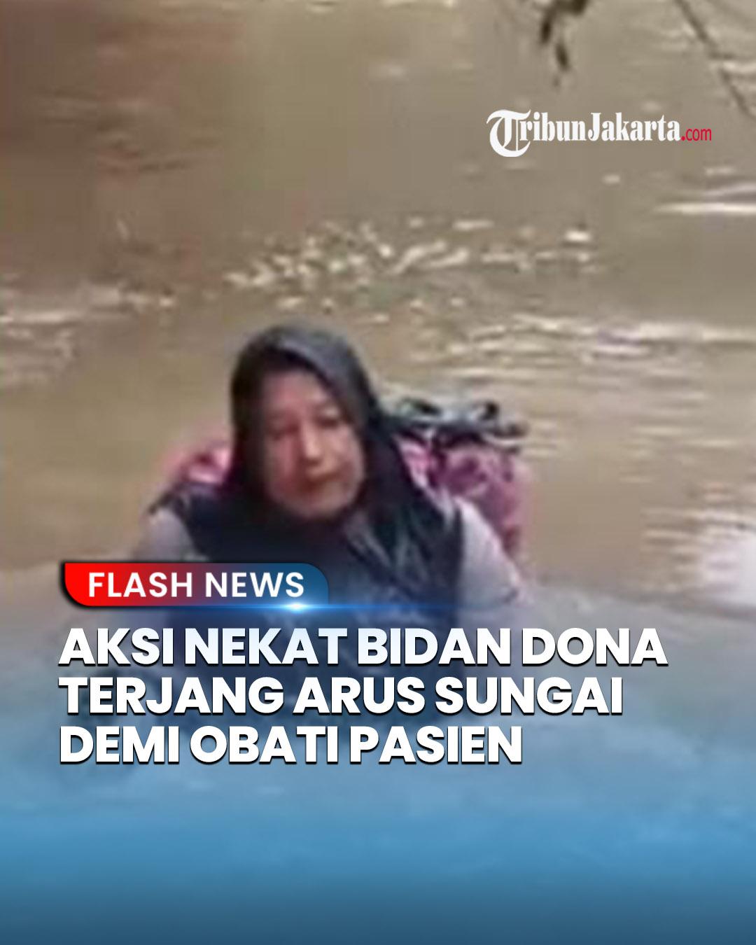 Perjuangan Bidan Dona untuk mengobati pasien tak main-main. Ia harus menerjang derasnya arus sungai di Pasaman, Sumbar gegara jembatan penghubung putus. Bukan itu saja, Bidan Dona juga melewati hutan dan jalanan rusak, sampai terjatuh ke lumpur tiga kali. 

