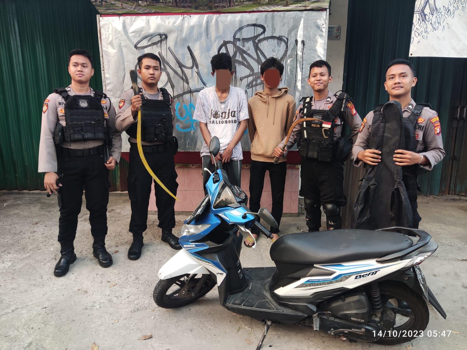 Semalaman Patroli, Tim Presisi Polres Jaksel Tangkap 6 Pemuda Hendak Tawuran dari 2 Lokasi