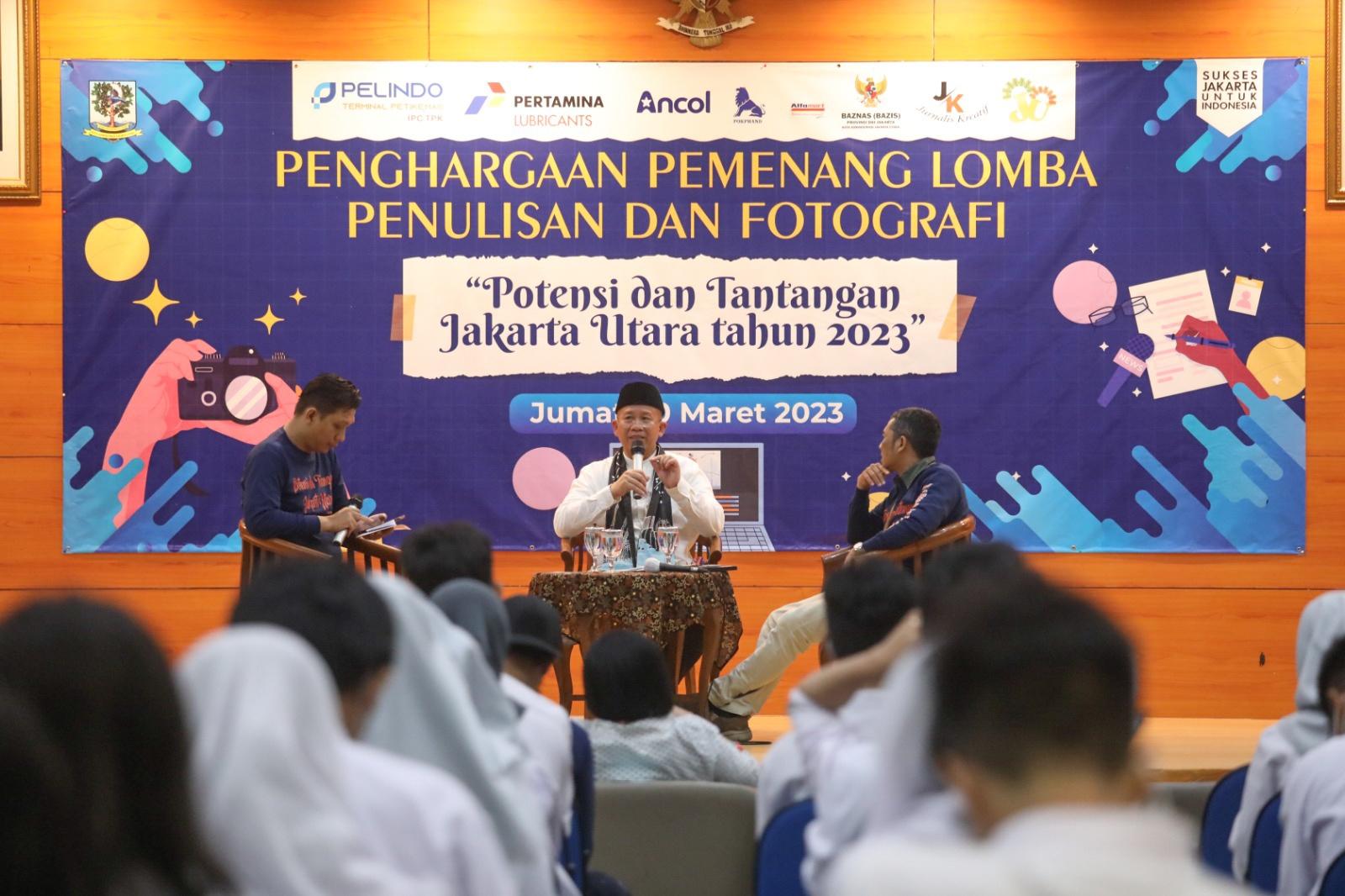 Lomba Jurnalis Kreatif, Wali Kota Harapkan Peran Serta Masyarakat Kembangkan Potensi Jakarta Utara