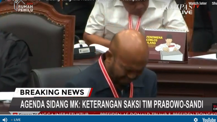 Tertunduk & Meringis Minta Ini, Saksi 02 Buat Hakim MK Tertawa hingga Sidang Terpaksa Diskors