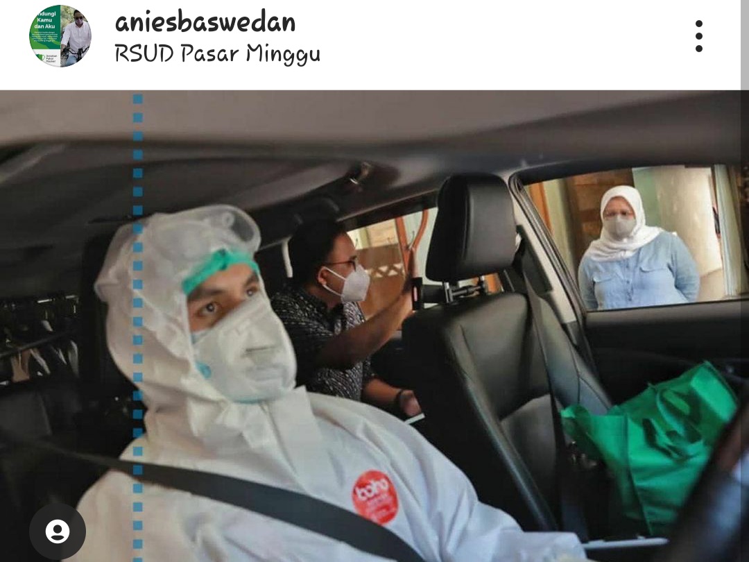 Gubernur Anies Baswedan Cerita Pengalaman Dijemput Petugas Kesehatan RSUD Pasar Minggu