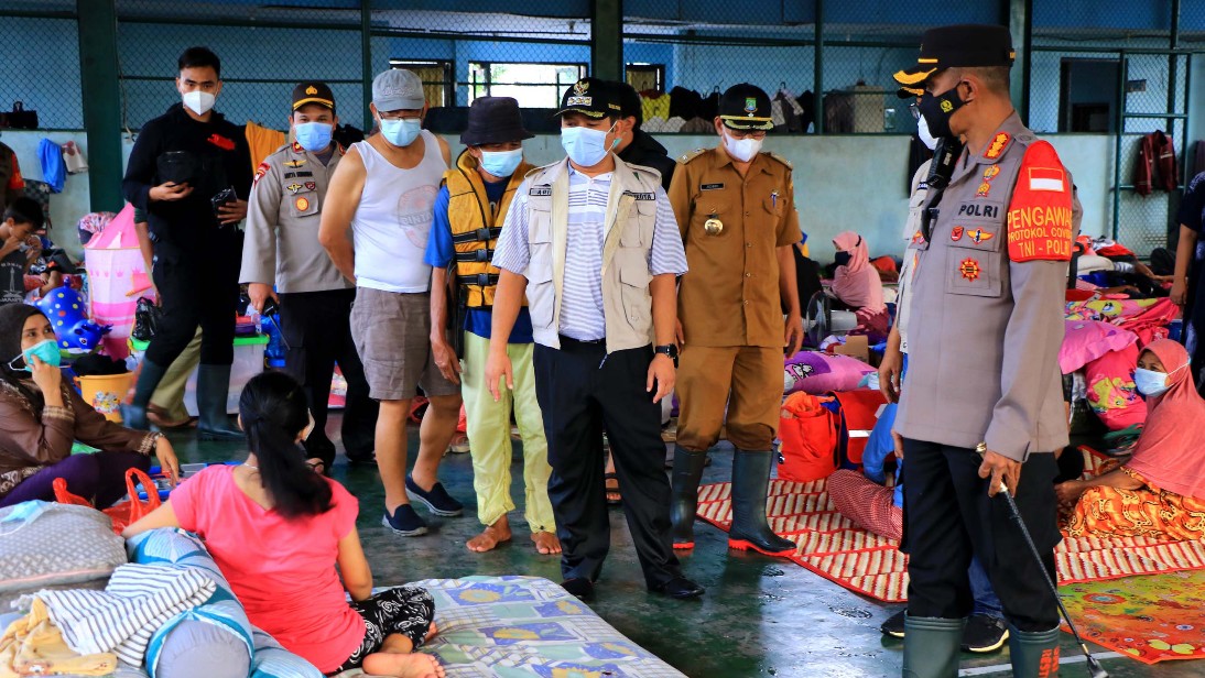 Musibah Banjir Tangerang Saat Pandemi Covid-19, Pengungsi Bakal Dilakukan Swab Test