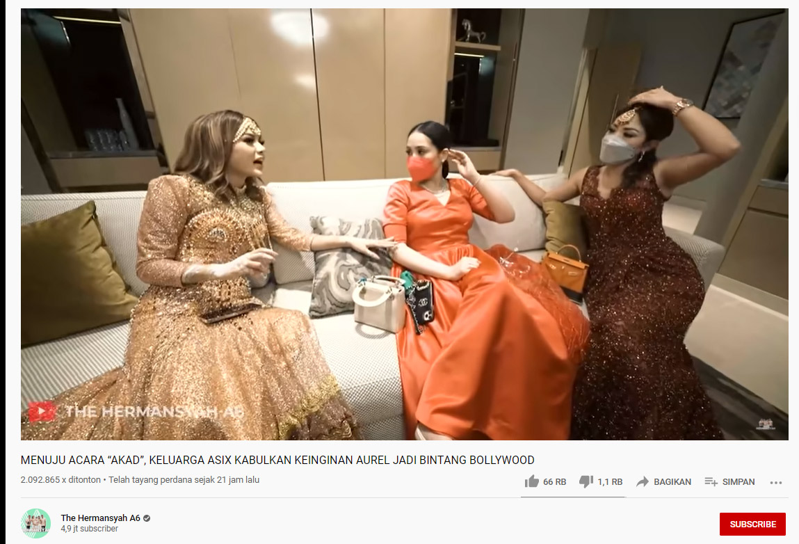 Aurel Diminta Lakukan Ini Jelang Hari Akad, Ayu Dewi Ungkap Dampaknya Bagi Catin: Biar Aura Keluar