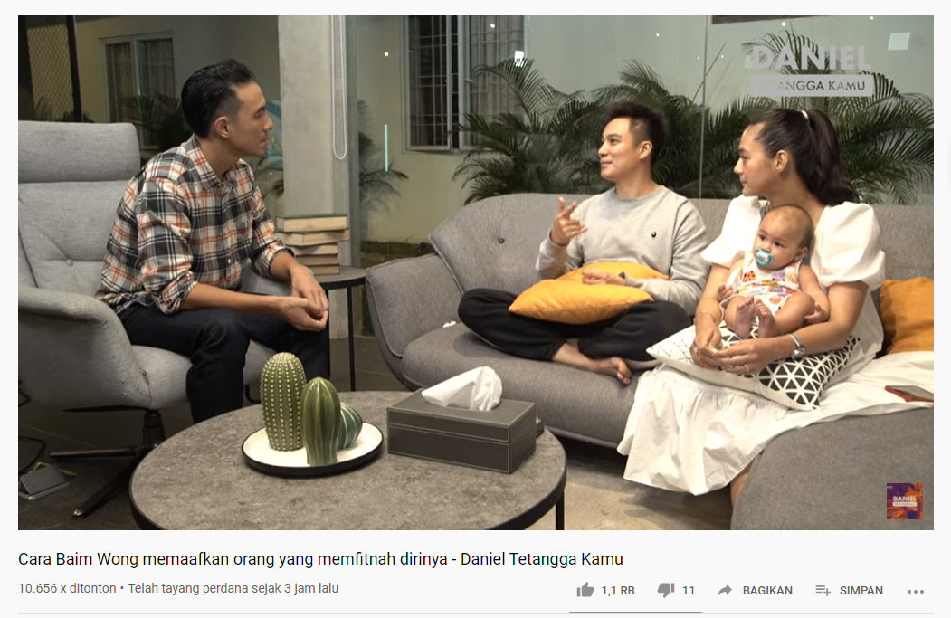 Kagumi Cara Baim Wong Maafkan Orang yang Memfitnah dirinya, Daniel Mananta Sampai Berdecak: Waw!