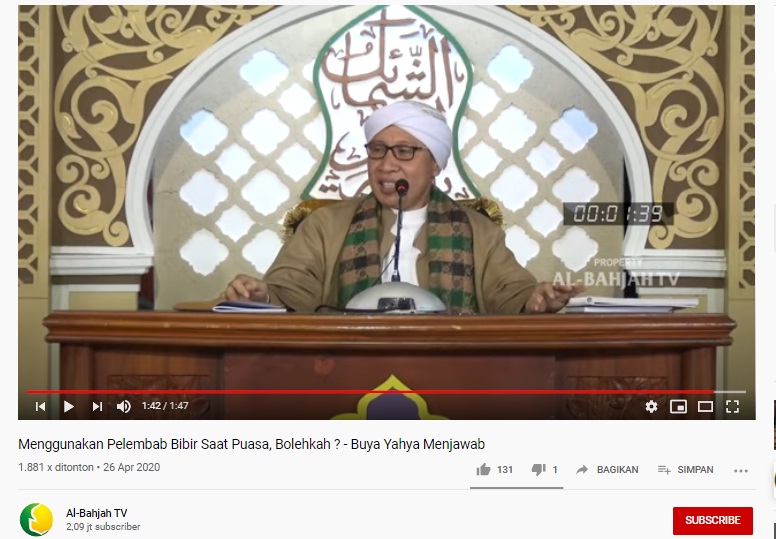 Melakukan Masturbasi Sebelum Puasa untuk Meredam Hawa Nafsu, Bagaimana Hukumnya? Ini Kata Buya Yahya