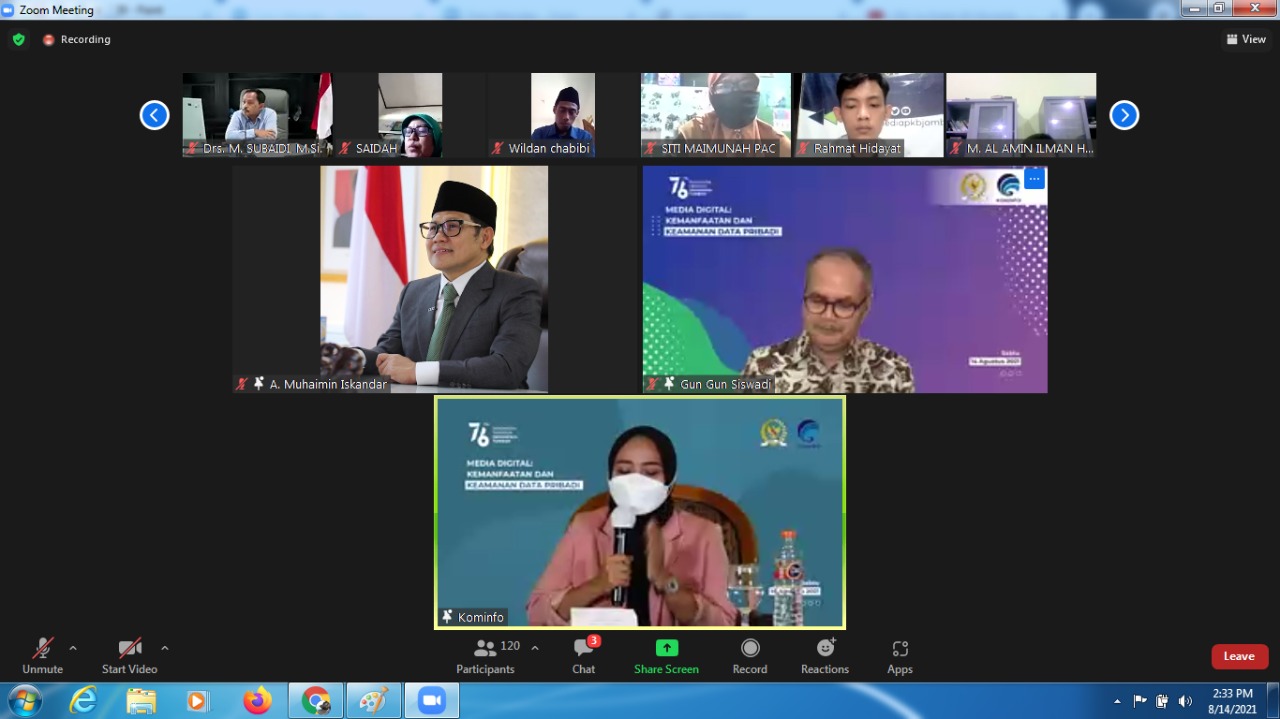 Di Era Teknologi Informasi, Gus Muhaimin Tekankan Pentingnya Perlindungan Data Pribadi