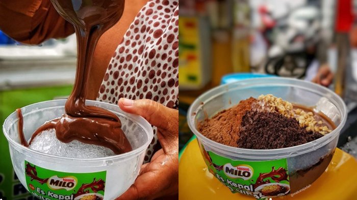 Es Kepal Milo yang Viral Ini Capai Omset Rp 5 Juta/Hari, Ramenya Ga Ketulunga!