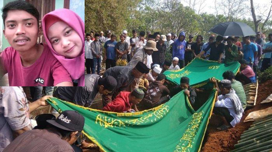 Kisah Cinta Pengantin Baru Nikah 4 Bulan Tewas Berpelukan, Dikubur Berdampingan