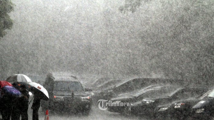Beberapa Wilayah Bakal Turun Hujan Siang dan Malam Hari, Berikut Prakiraan Cuaca di Jakarta Hari Ini