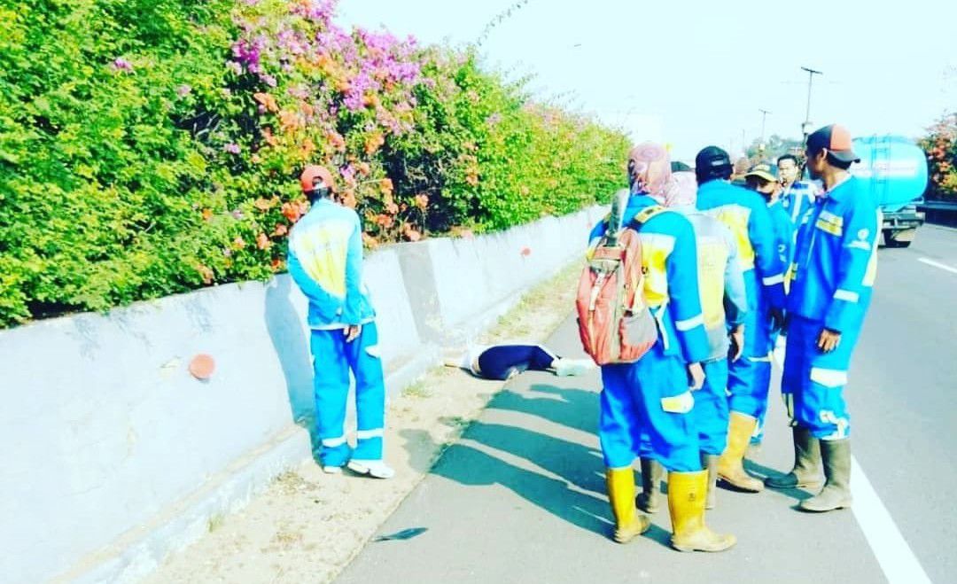 Luka Parah di Kepala, Mayat Wanita di Jalan Tol Sedyatmo Awalnya Ditemukan Tukang Sapu