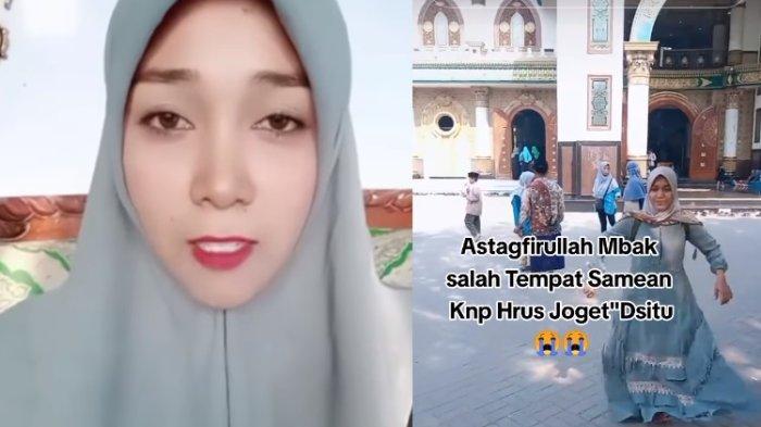 Wanita Berjilbab Asyik Berjoget India di Depan Masjid, Kini Minta Maaf dan Ngaku Cuma Manusia Biasa