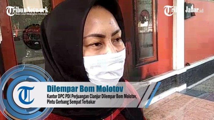 Kantor DPC PDI Perjuangan Cianjur Jadi Sasaran Bom Molotov, Ini Kata Polisi