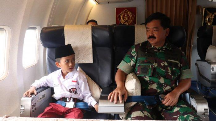 Bertemu Karim Bocah yang Viral Naik KRL dari Subuh, Panglima TNI Marsekal Hadi Teringat Masa Lalunya