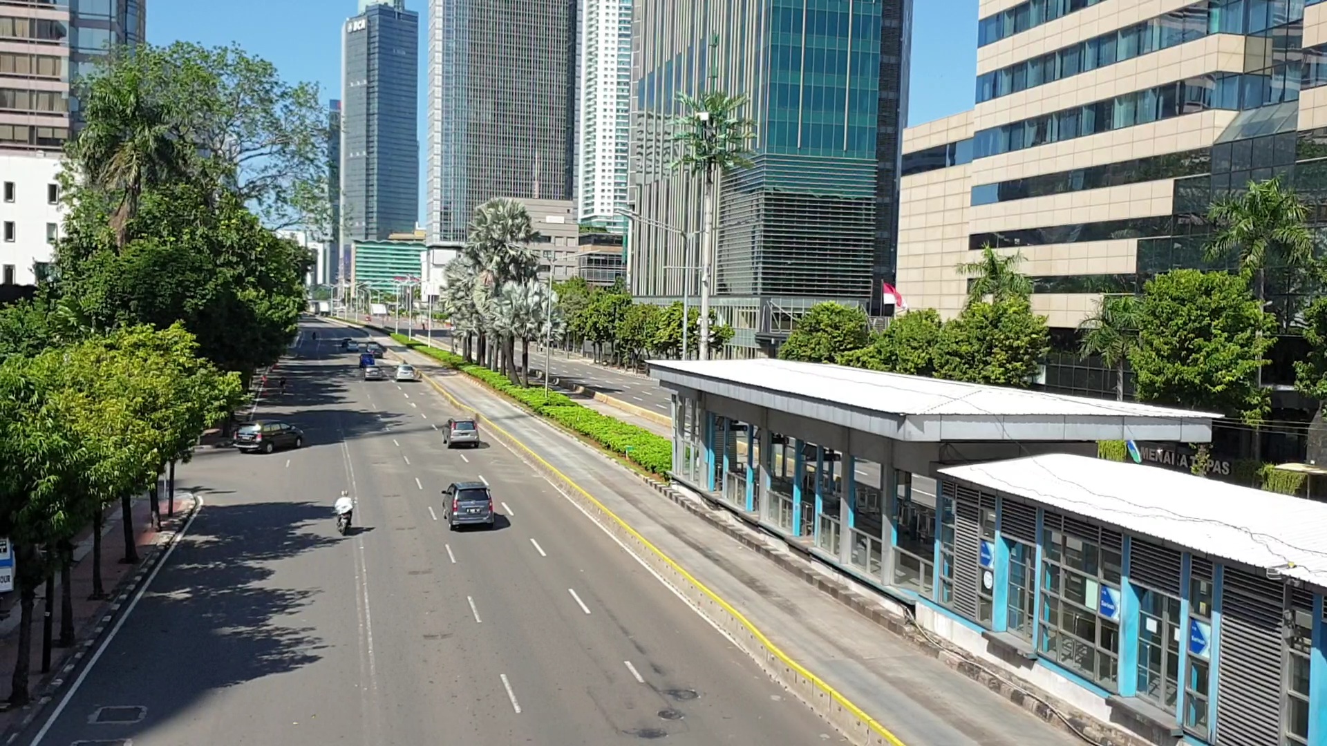 Lebaran di Tengah Pandemi Covid-19, Begini Kondisi Lalu Lintas di Jakarta Pusat