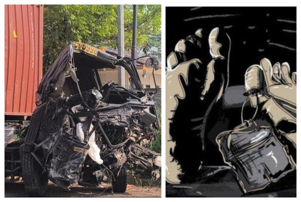 Kecelakaan Hari Ini di Tol Cipularang, Truk Muatan Kain Hilang Kendali Tabrak Tronton, Sopir Tewas
