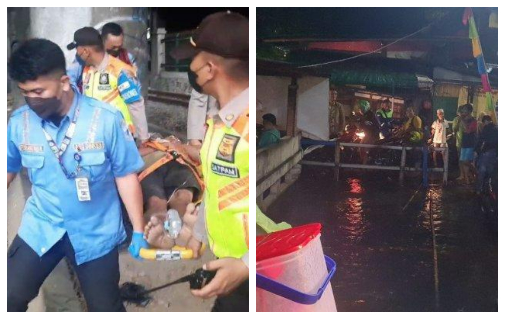 Kecelakaan Hari Ini di Jakarta: Ada yang Terserempet Kereta Sampai Nyemplung ke Selokan