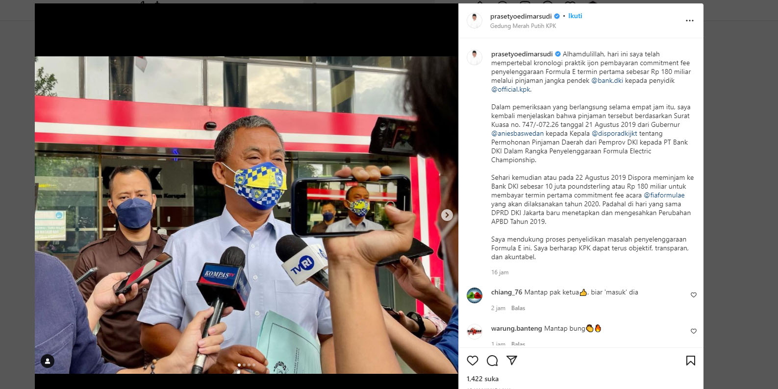 Kuliti Anies Baswedan, Ketua DPRD DKI Ungkap 'Surat Sakti' Muluskan Pinjaman Rp180 M buat Formula E