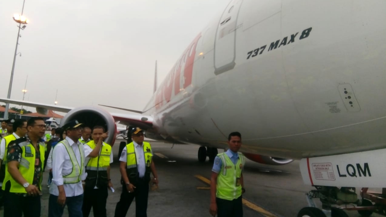 Jamin Keselamatan Transportasi Udara, Menhub Cek Pesawat Lion Air di Bandara Soekarno-Hatta