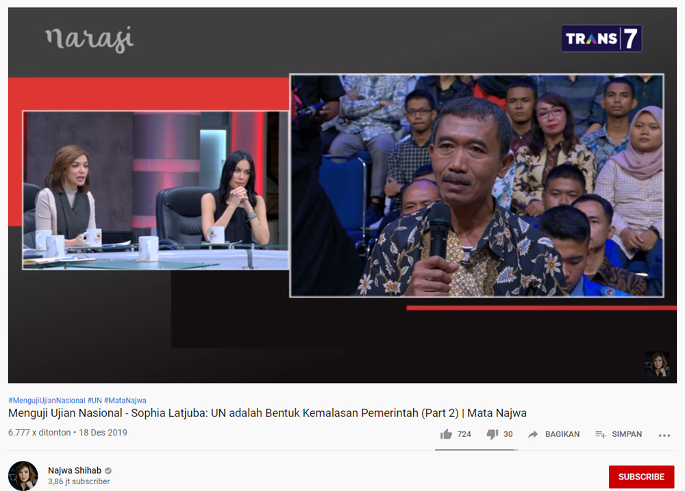 Curhat Sugiyono Gara-gara UN Anak Kerap Pilek hingga Gejala Tifus, Najwa Shihab Heran & Tanya Ini