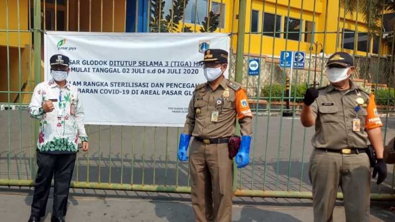 4 Pedagangnya Positif Covid-19, Pasar Glodok Jakarta Barat Tutup Sementara