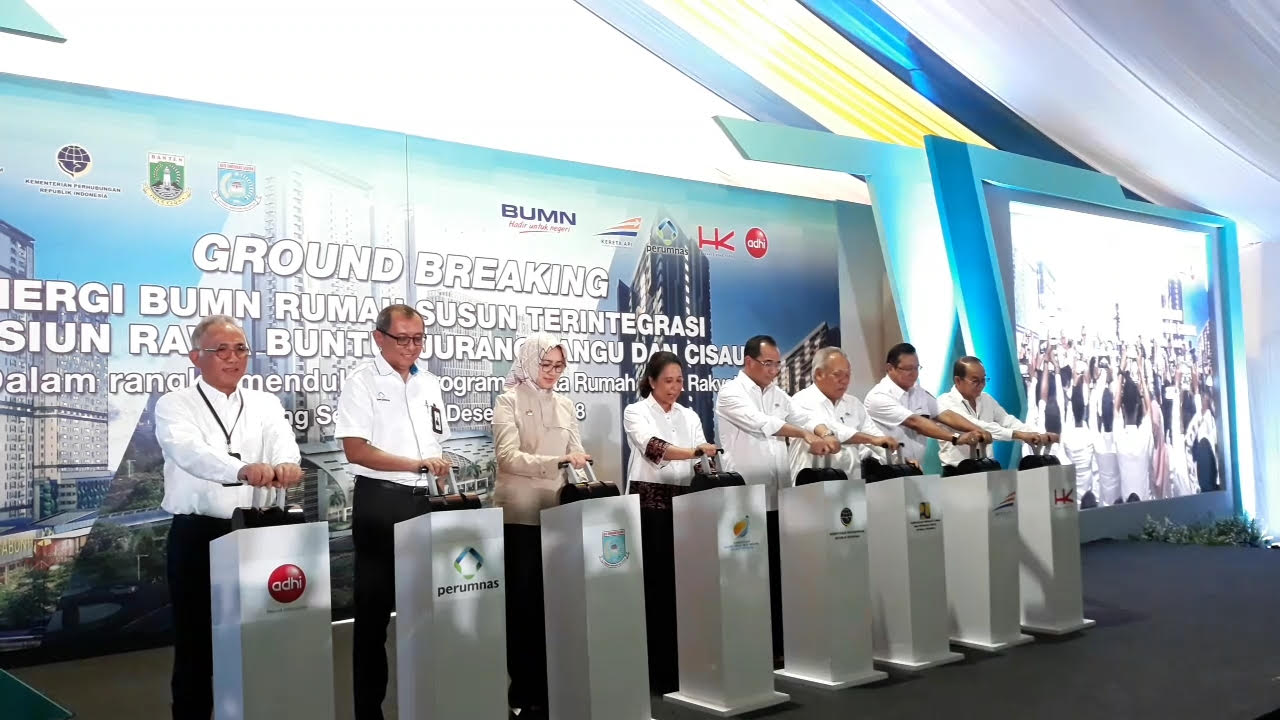 Incar Milenial, Rusun di Stasiun Rawa Buntu, Cisauk dan Jurangmangu Resmi Dibangun