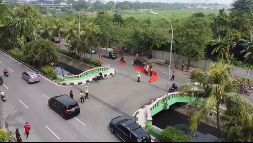 Percepat Waktu Tempuh, Contra Flow di Jl Boulevard Artha Gading Diperpanjang Hingga Akhir Tahun 2022